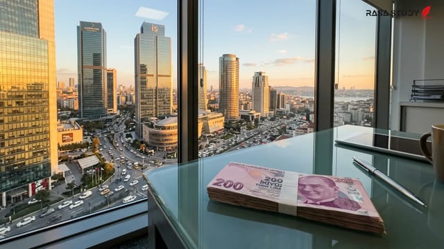 نمودار صعودی ارزش لیر ترکیه و نمادهای ارزی در بازار مالی استانبول