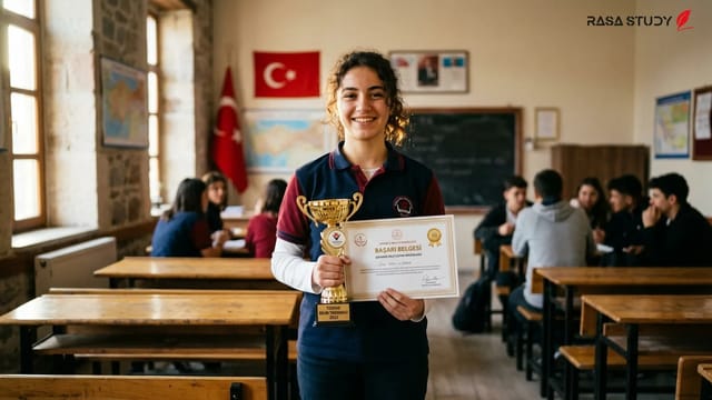 تصویر نمادین از موفقیت دانش‌آموزان در مسابقات علمی ترکیه