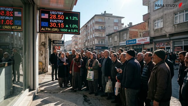 تابلوی صرافی در قهرمان‌مرعش با نرخ‌های جدید دلار و یورو در سال ۲۰۲۶