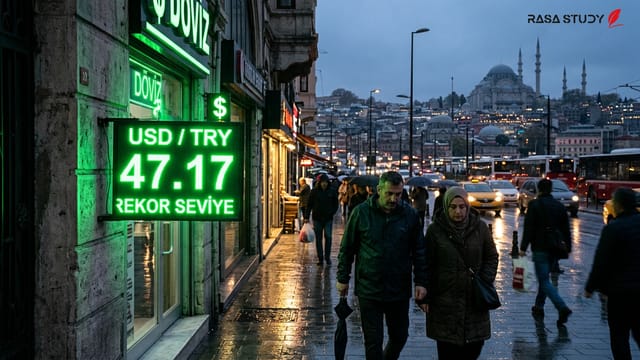 نمودار صعودی قیمت دلار در برابر لیر ترکیه در ژوئیه ۲۰۲۶