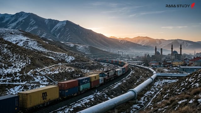 نقشه استراتژیک ارزروم و مرزهای ایران در سال ۲۰۲۶