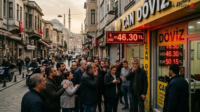 نمودار نوسانات لیر ترکیه در برابر دلار و یورو در ژوئن ۲۰۲۶