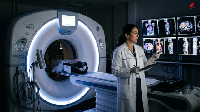 نمایی از بخش پزشکی هسته‌ای دانشگاه غازی‌انتپ و تجهیزات پیشرفته PET/CT