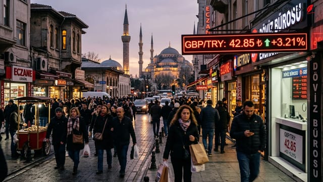 نمودار نرخ پوند انگلیس در برابر لیر ترکیه در سال ۲۰۲۶