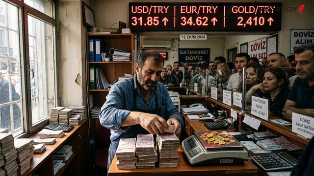 نمودار قیمت طلا و ارز در بازار ترکیه ۲۰۲۶