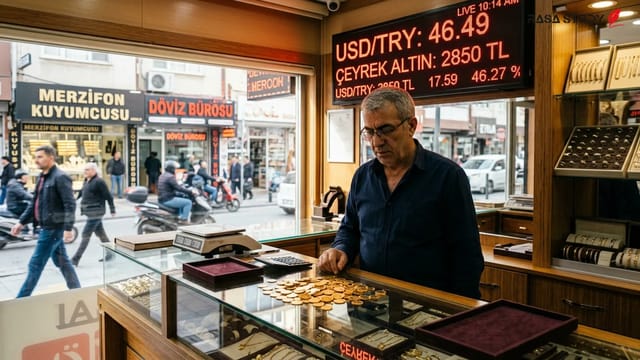 نمودار نوسانات قیمت طلا و ارز در بازار ترکیه ۲۰۲۶