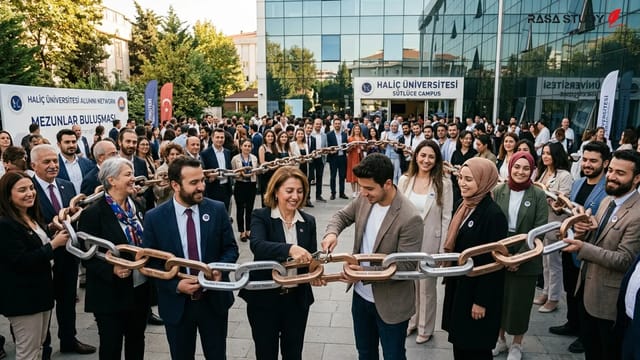 گردهمایی فارغ‌التحصیلان دانشگاه هالیچ در پردیس استانبول
