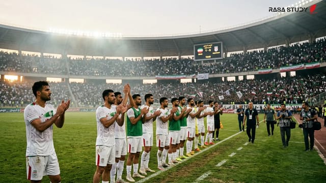 جانی اینفانتینو رئیس فیفا در حال تشویق در ورزشگاه جام جهانی ۲۰۲۶