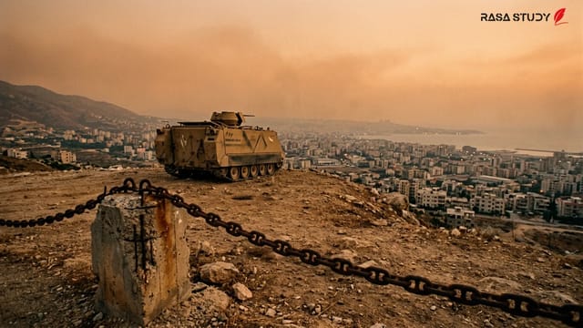 تصویر گرافیکی از پرچم‌های ایران، آمریکا و اسرائیل در کنار هم با نمادهای دیپلماتیک متنشج