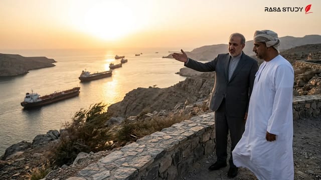 نشست مقامات ایران و عمان در مسقط درباره امنیت تنگه هرمز