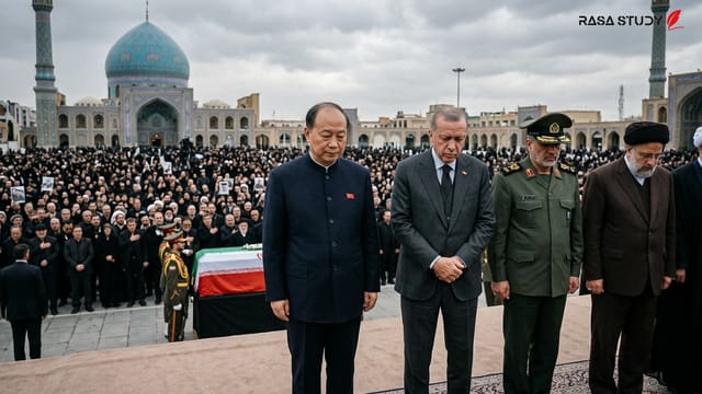مقامات ایرانی در حال گفتگو با خبرنگاران در تهران ۲۰۲۶