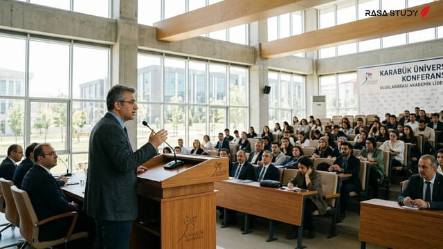 نشست شورای دانشگاه کارابوک به ریاست پروفسور فاتح کیریشیک در جولای ۲۰۲۶