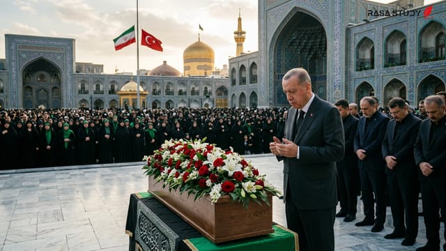 مراسم تشییع میلیونی آیت‌الله خامنه‌ای در مشهد و بازتاب دستورات ایشان درباره ترکیه