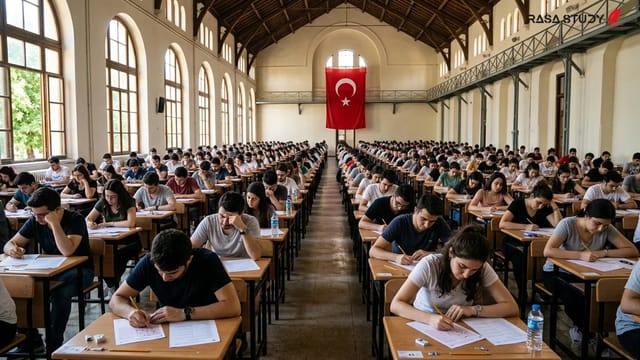 پوستر اطلاع‌رسانی آزمون KPSS ۲۰۲۶ ترکیه با لوگوی ÖSYM