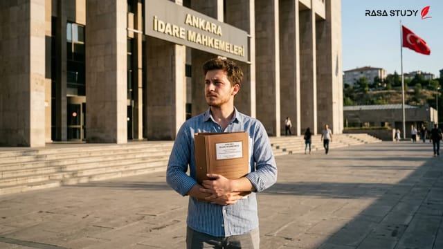 ساختمان سازمان سنجش ترکیه و نمادهای آموزشی