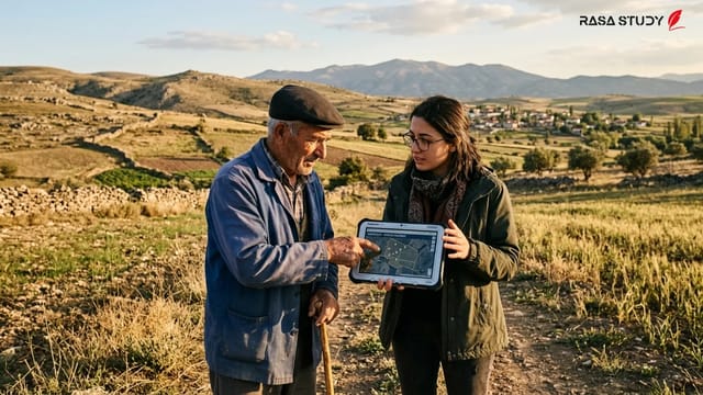 نمایی از طبیعت روستای قره‌کچیلی در منطقه گوردس مانیسا