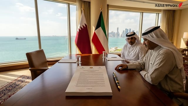 دیدار مقامات دیپلماتیک قطر و کویت برای بررسی پرونده ایران