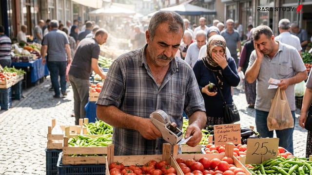 تصویری از بازارهای ترکیه و تیتر روزنامه درباره گرانی