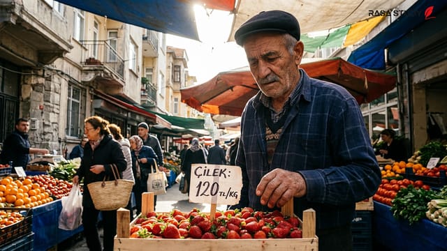 بازار میوه و تره‌بار در ترکیه و نمودار تغییرات قیمت در جولای ۲۰۲۶