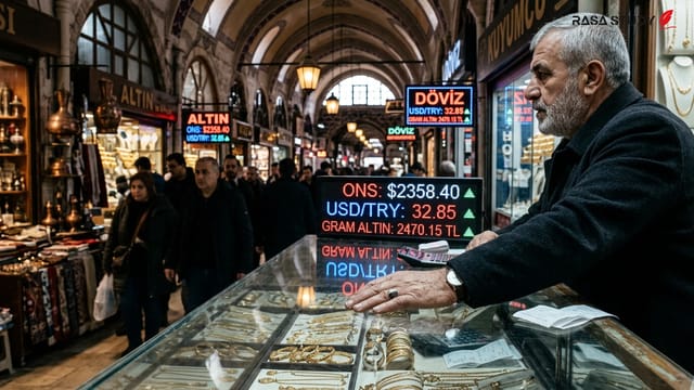 نمودار بورس استانبول و مانیتورهای معاملاتی در بازار مالی ترکیه