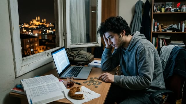 دانشجویان معترض به وضعیت اقتصادی در ترکیه ۲۰۲۶