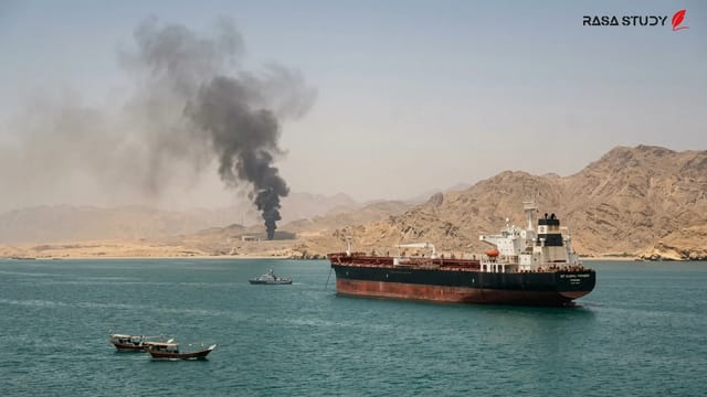 نقشه راهبردی تنگه هرمز و نمادهای دیپلماتیک ایران و آمریکا