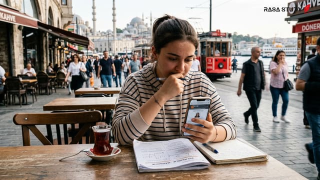 داوطلبان در حال بررسی نتایج آزمون YKS در وب‌سایت ÖSYM