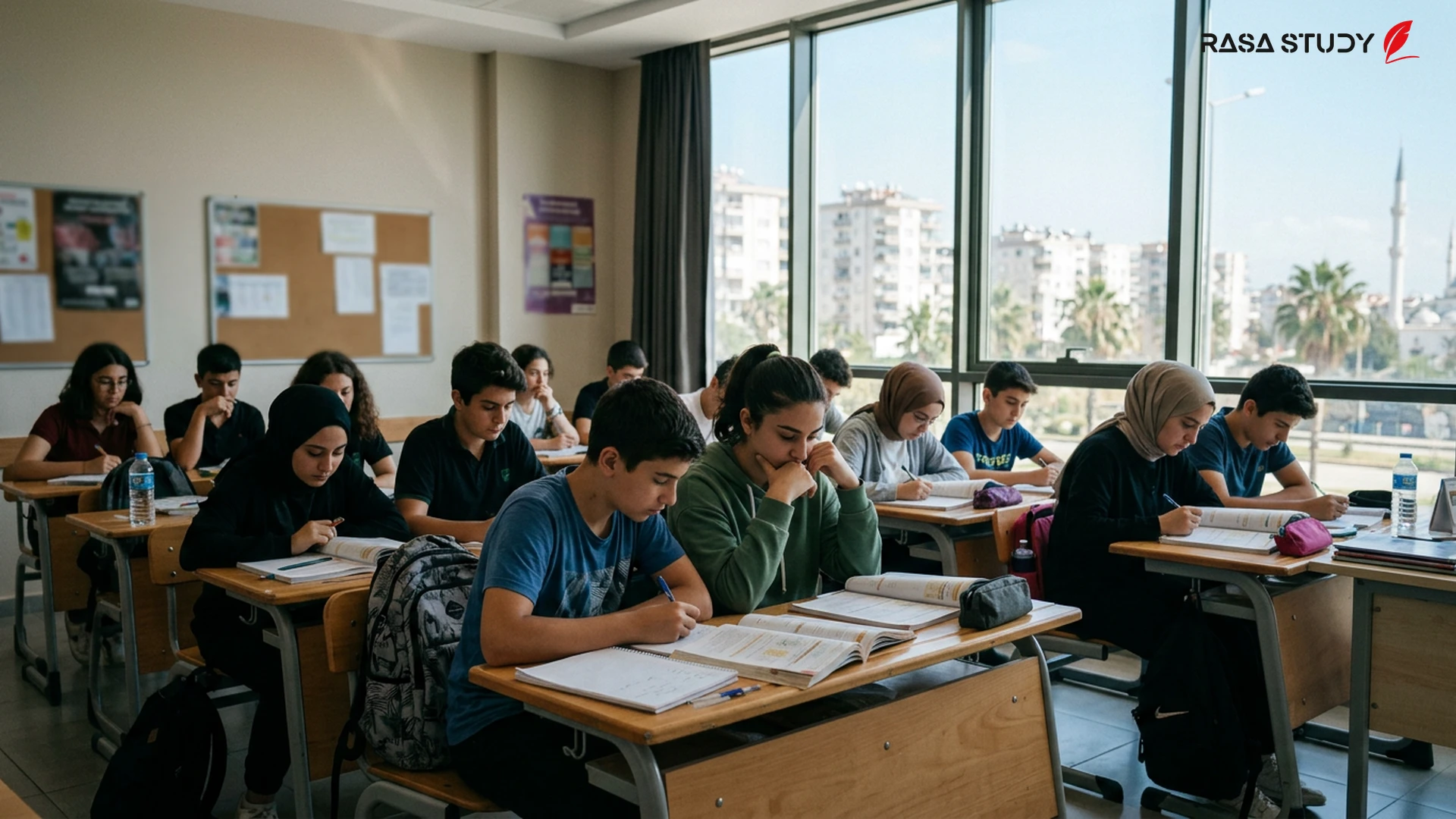 Adana Büyükşehir Belediyesi eğitim merkezlerinden birinde kayıt yaptıran öğrenciler