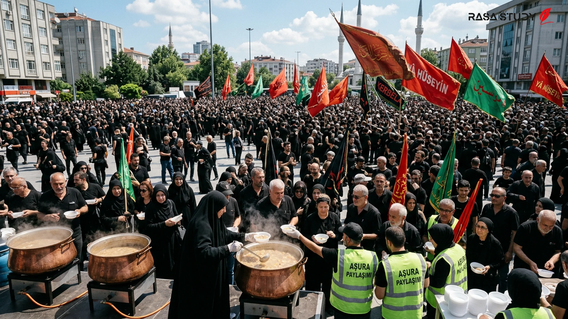 Ashura day mourning ceremony in Istanbul Turkey 2026
