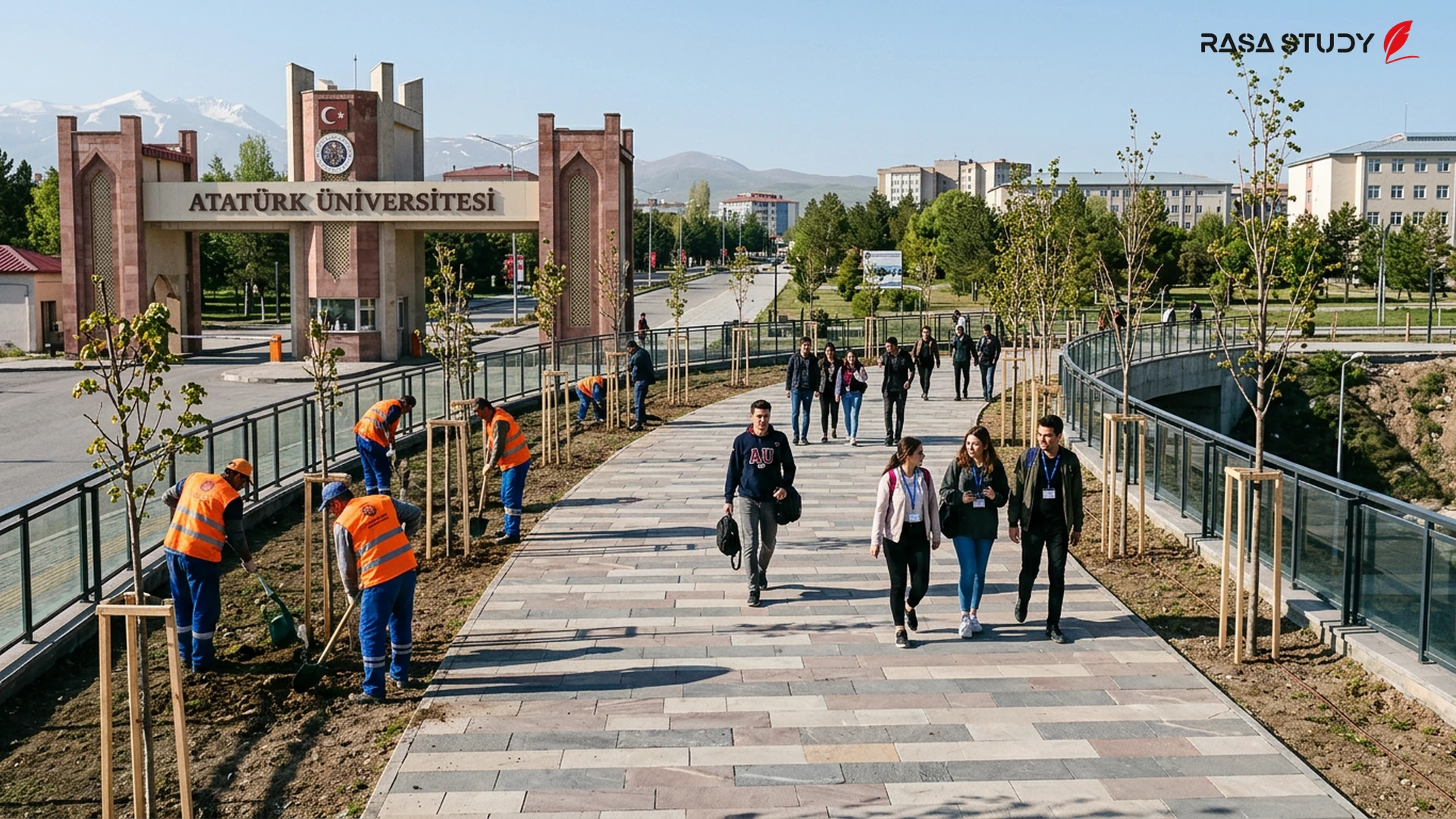 Memorandum signing ceremony between the Rector of Atatürk University and the Mayor of Yakutiye in Erzurum