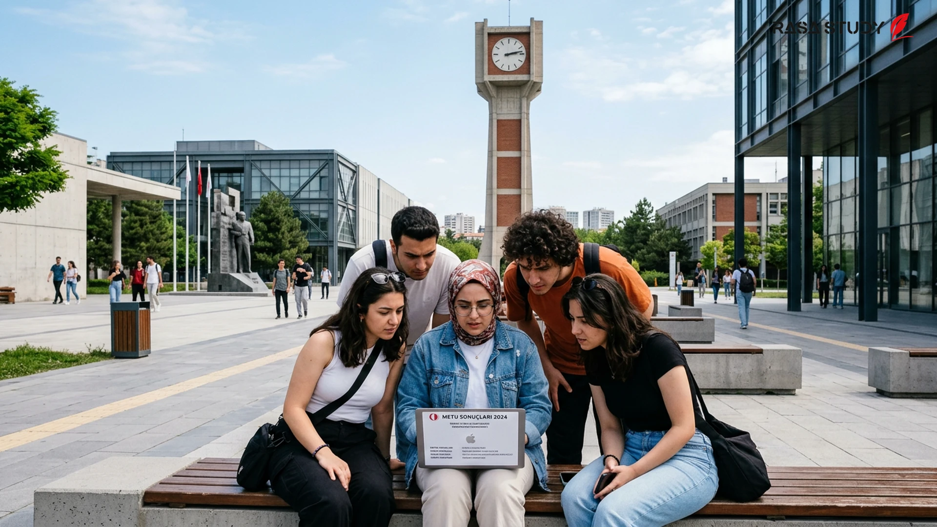 Students reviewing the ranking list of Turkish universities in 2026
