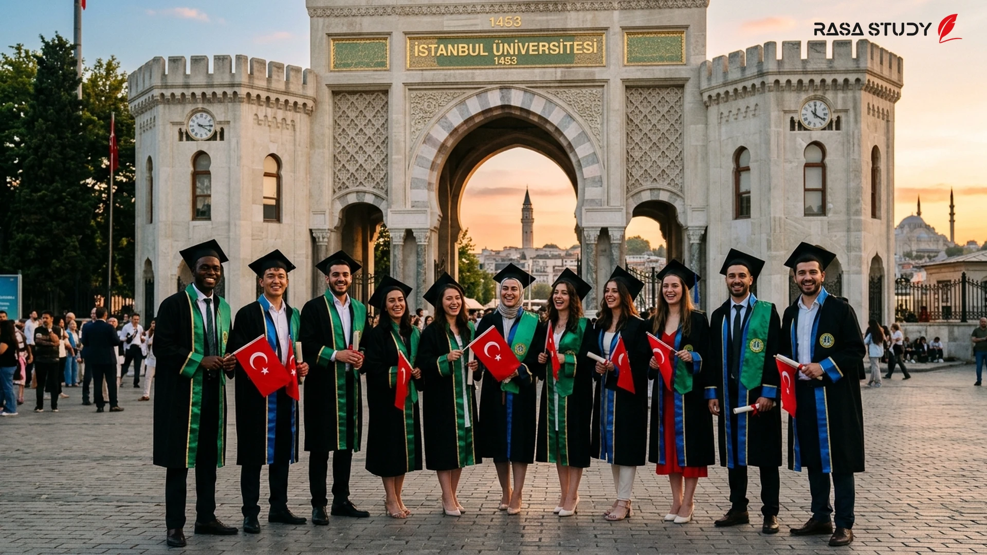 بلال اردوغان در حال سخنرانی درباره دانشجویان بینالمللی در ترکیه