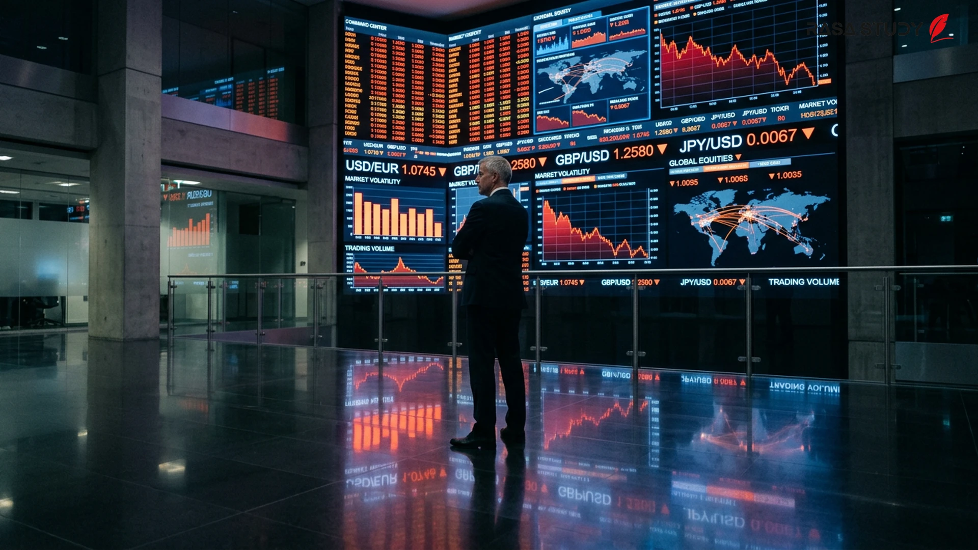 مخطط تقلبات أسعار الصرف وشعار بنك التسويات الدولية