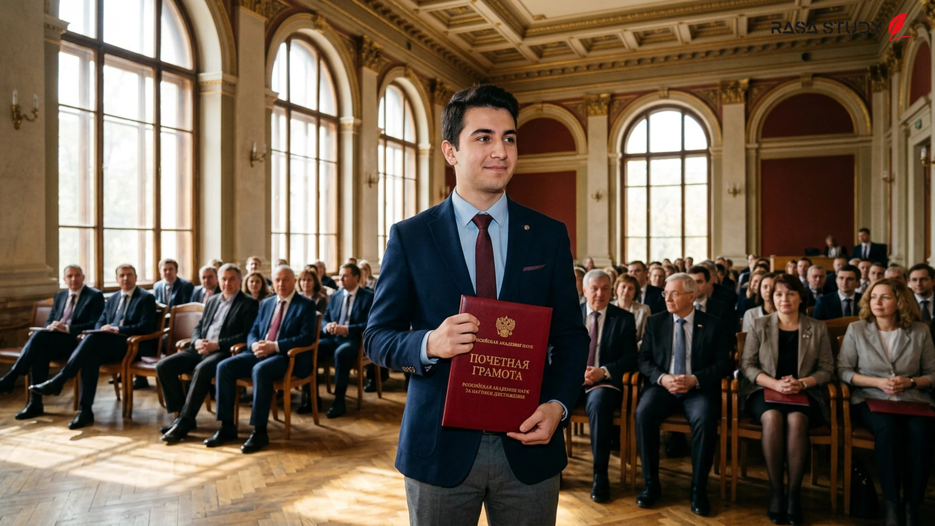 Rusya'da bilim ödülü alan başarılı Bursalı öğrenci