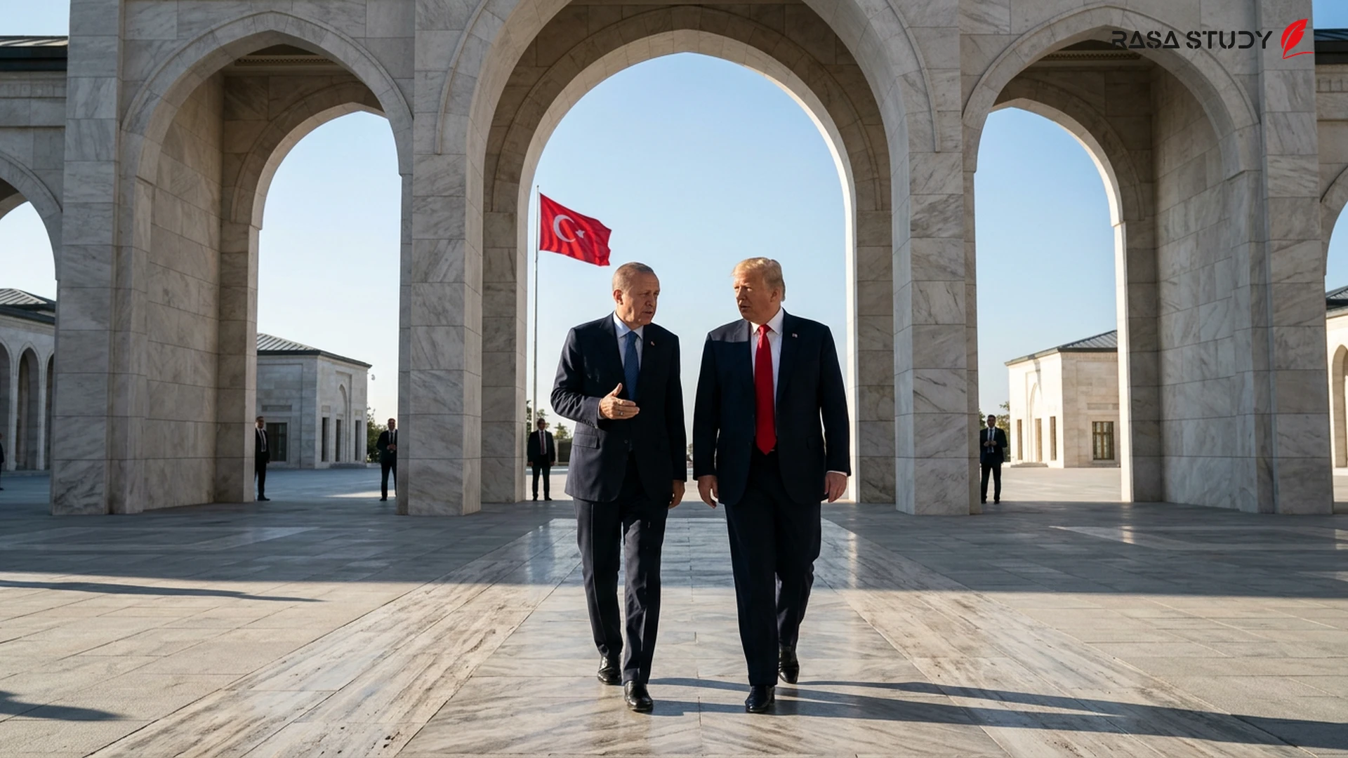 Meeting of Recep Tayyip Erdogan and Donald Trump at the Presidential Palace in Ankara on the sidelines of the 2026 NATO summit