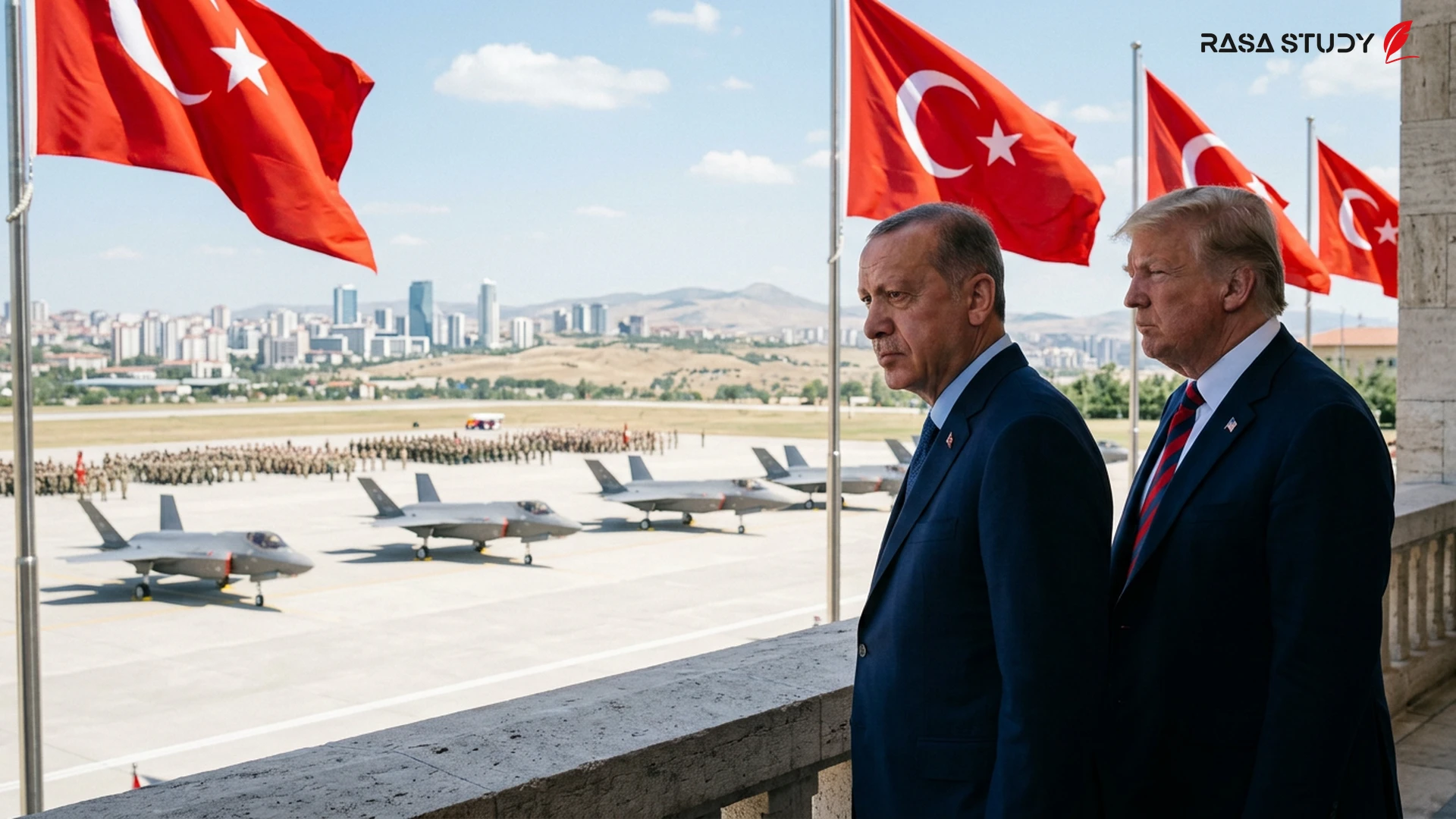 Recep Tayyip Erdogan and Donald Trump at the 2026 NATO Summit in Ankara