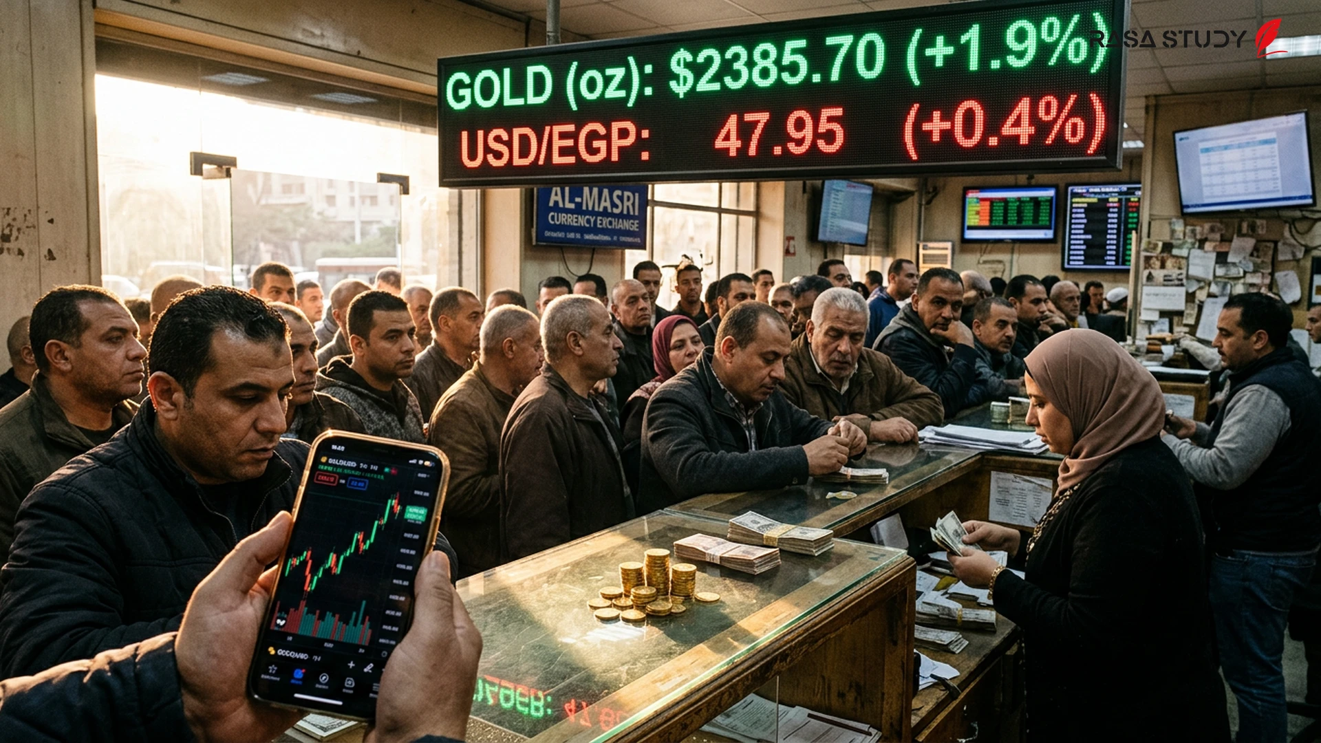 رسم بياني لتقلبات أسعار الذهب والعملات الرقمية في يوليو 2026
