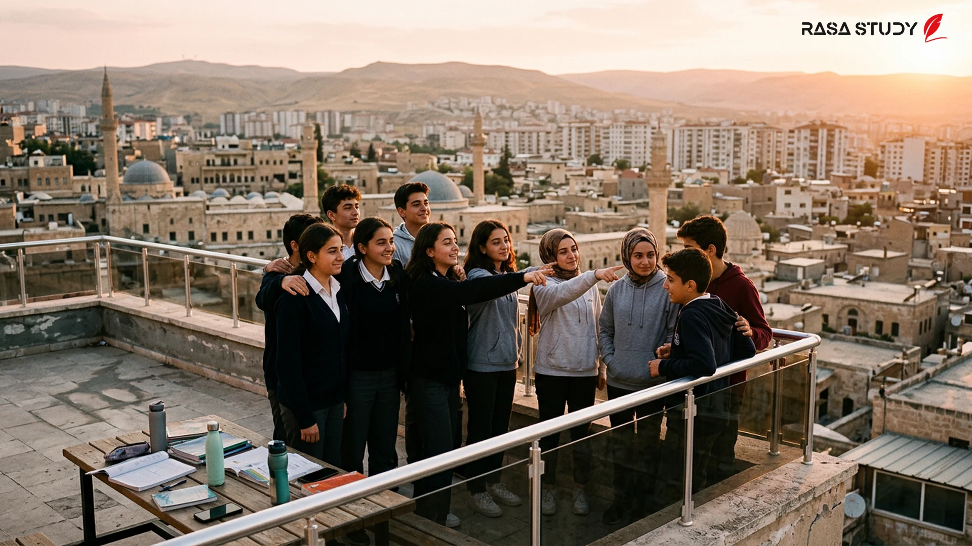 Successful GASMEK students celebrating 2026 LGS exam results