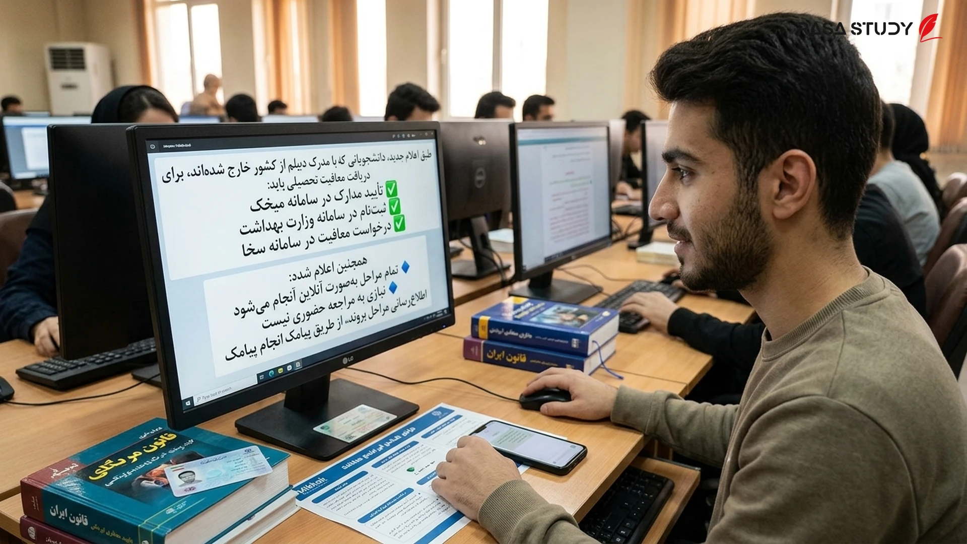 اطلاعیه جدید وزارت بهداشت برای معافیت تحصیلی دانشجویان خارج از کشور