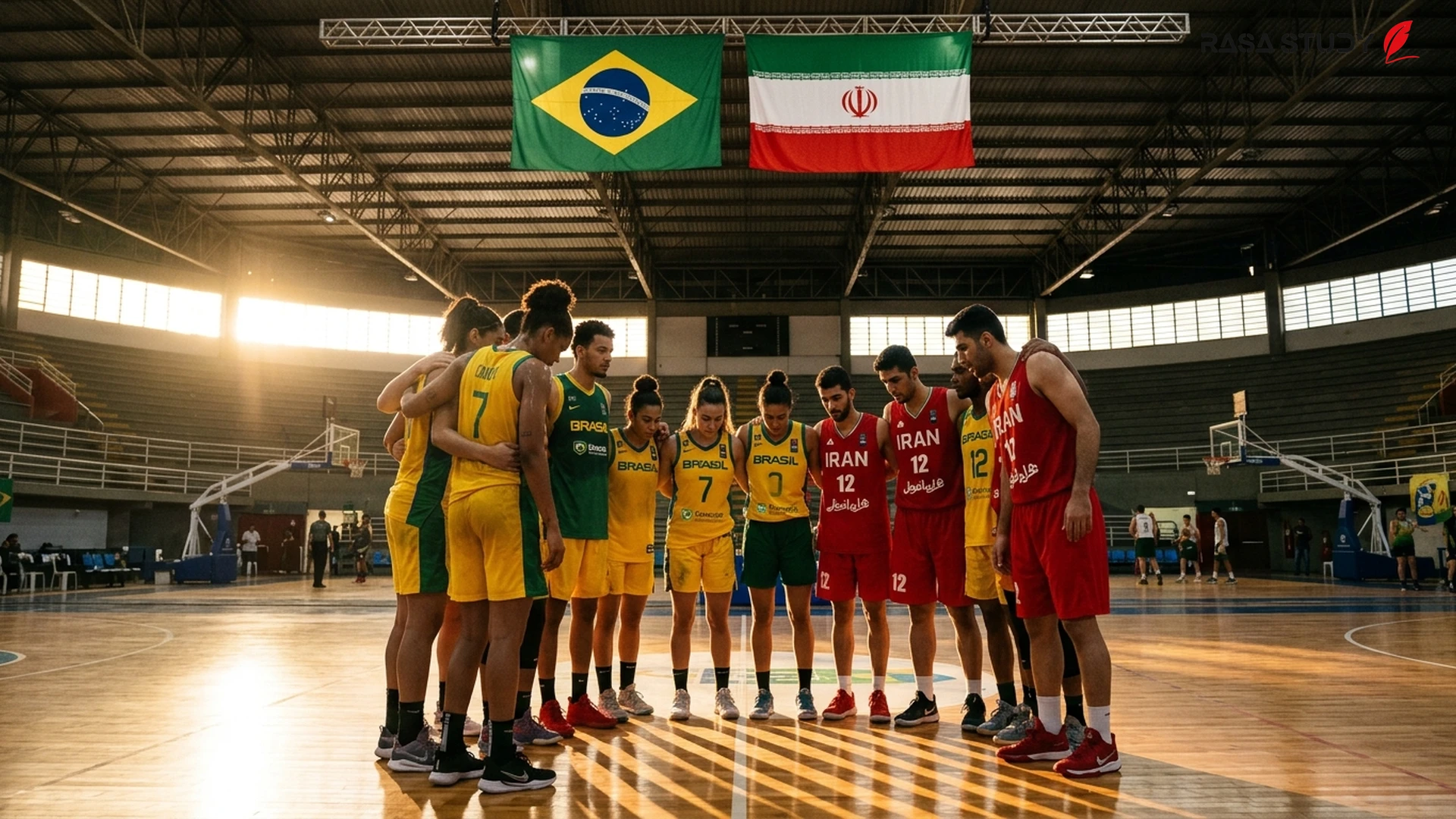 Signing ceremony of the sports memorandum between Iranian and Brazilian officials