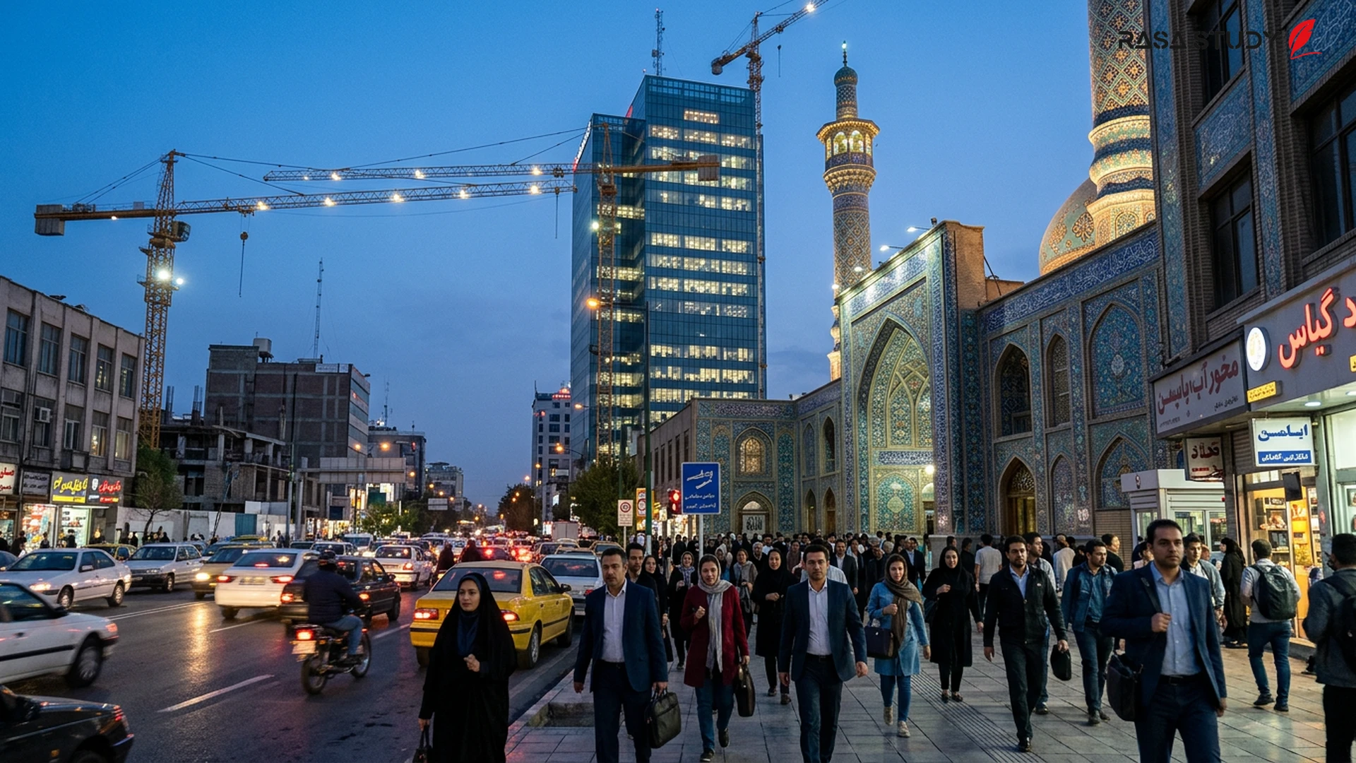 دیدار مقامات ایران و ترکیه و پرچم‌های دو کشور در کنار هم