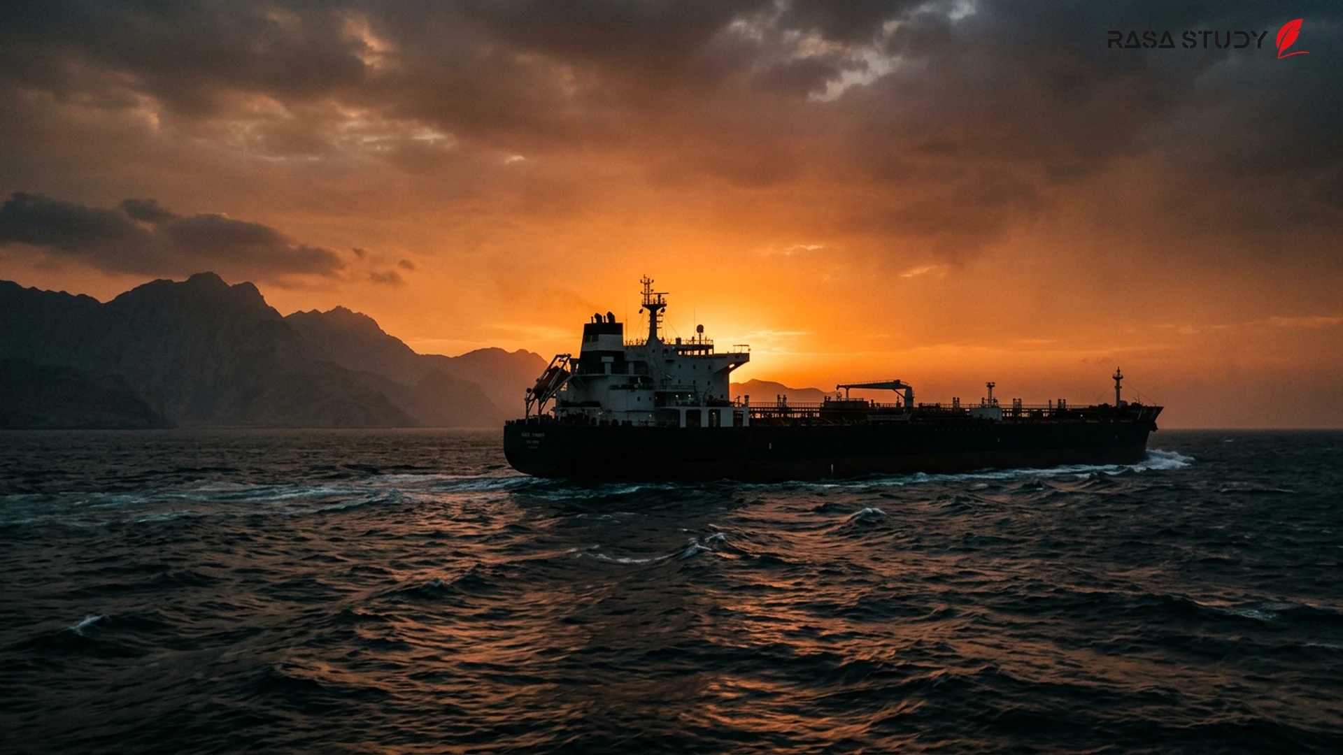 Iranian tanker passing through the Strait of Hormuz in July 2026