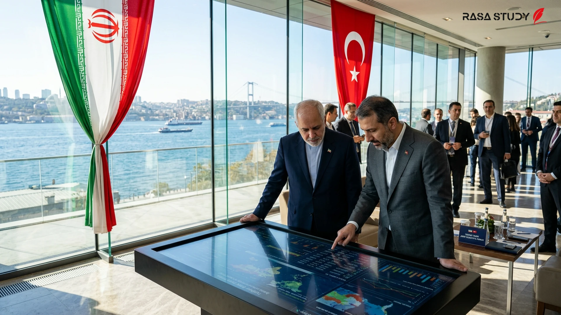 Meeting of Hossein Simaei Sarraf and Yusuf Tekin at the TETZ 2026 Summit in Istanbul