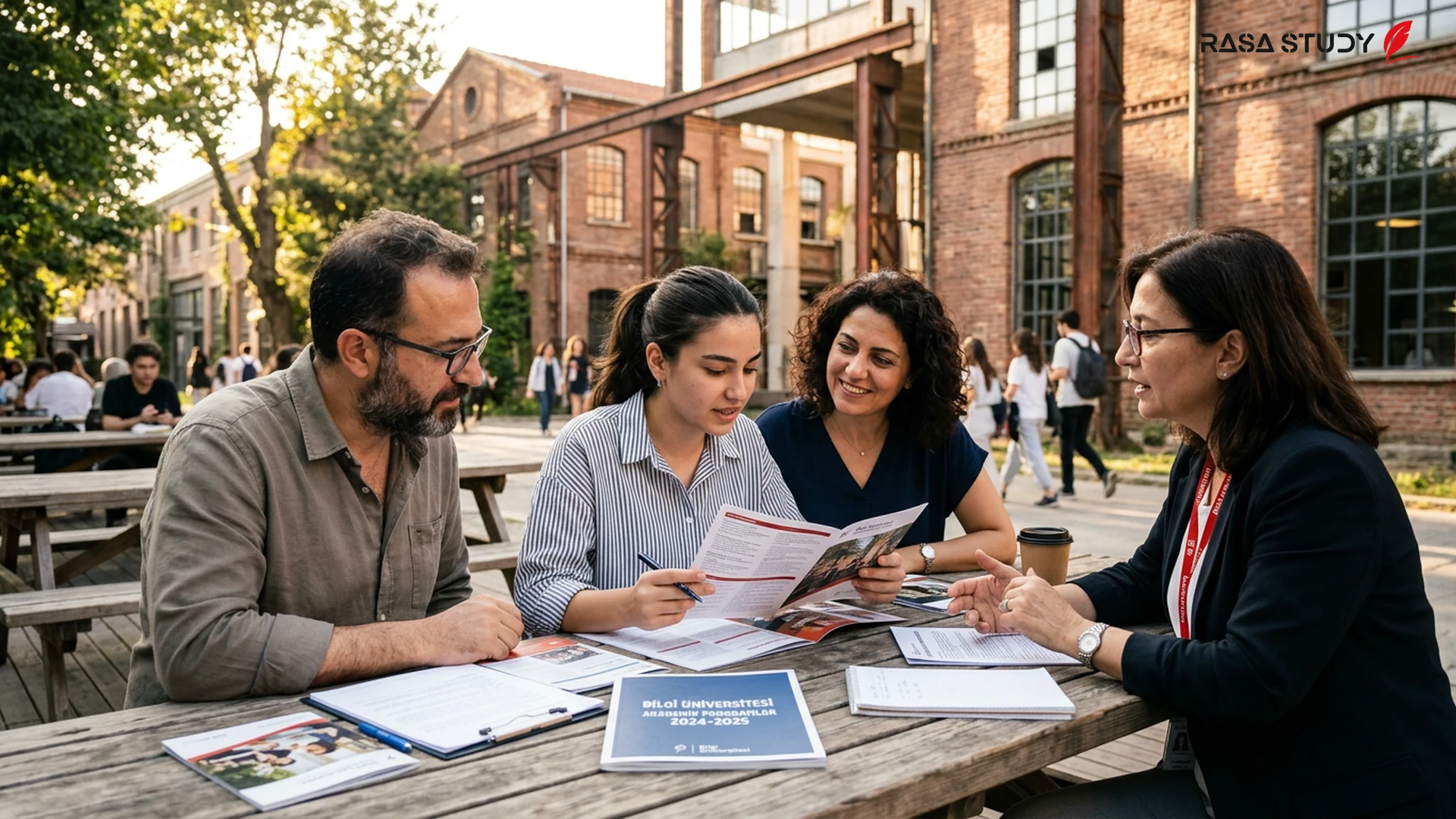 Istanbul Bilgi University building at the santralistanbul campus during Preference Days