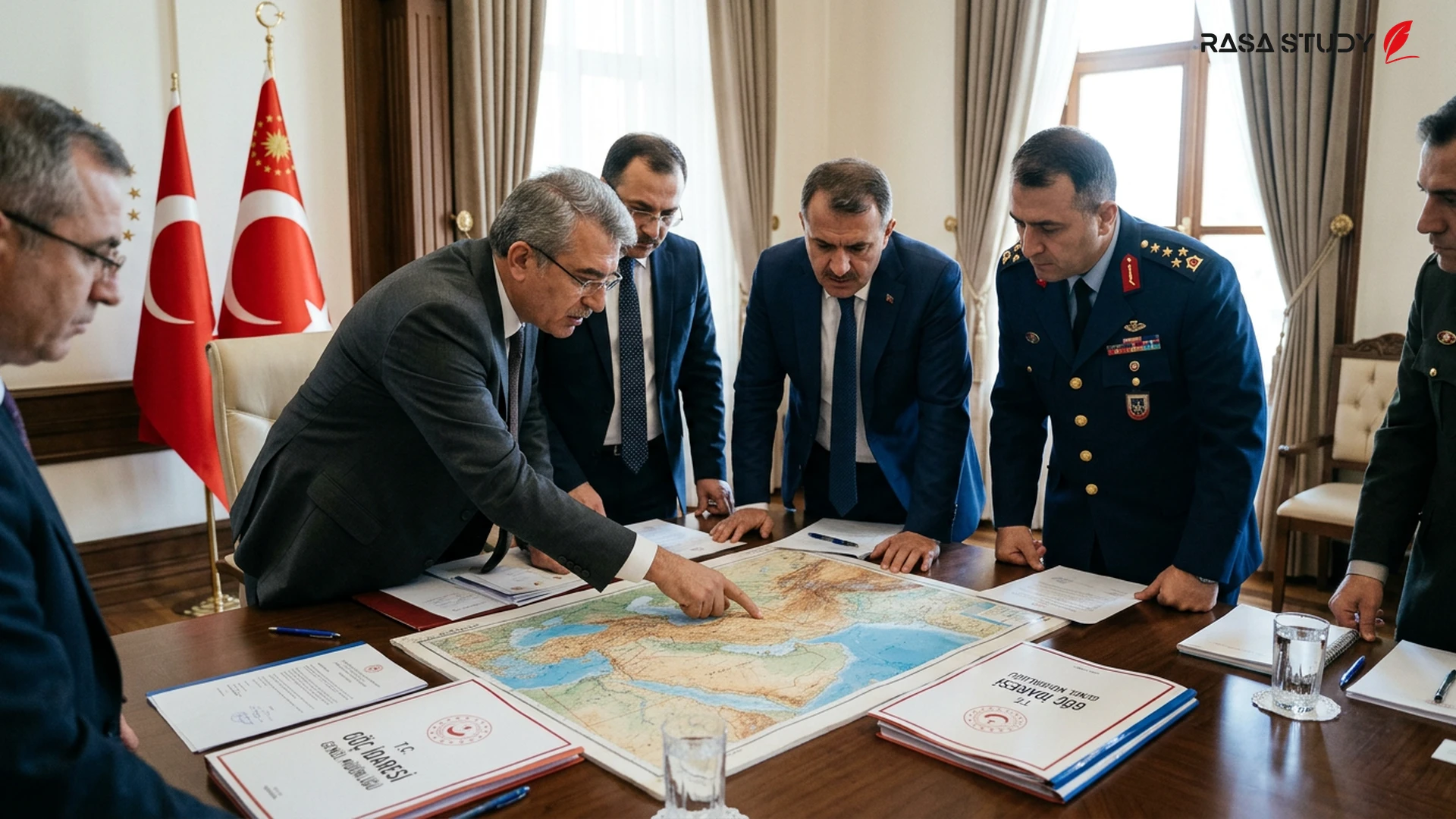 Karabük Valiliği'nde üst düzey yetkililerin katılımıyla düzenlenen İl Göç Koordinasyon Kurulu toplantısı