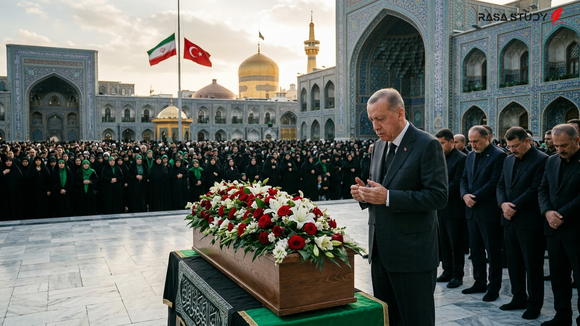 مراسم تشییع میلیونی آیتالله خامنهای در مشهد و بازتاب دستورات ایشان درباره ترکیه
