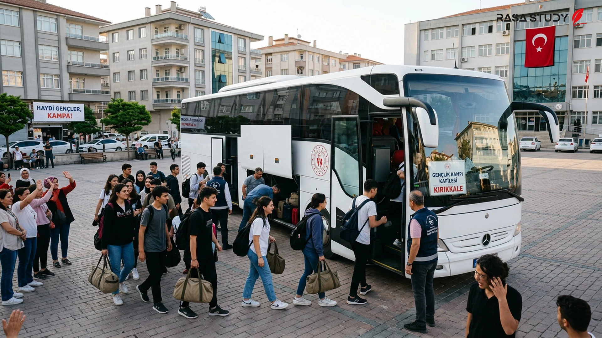 Farewell ceremony for Kırıkkale youth departing for the 2026 summer camps