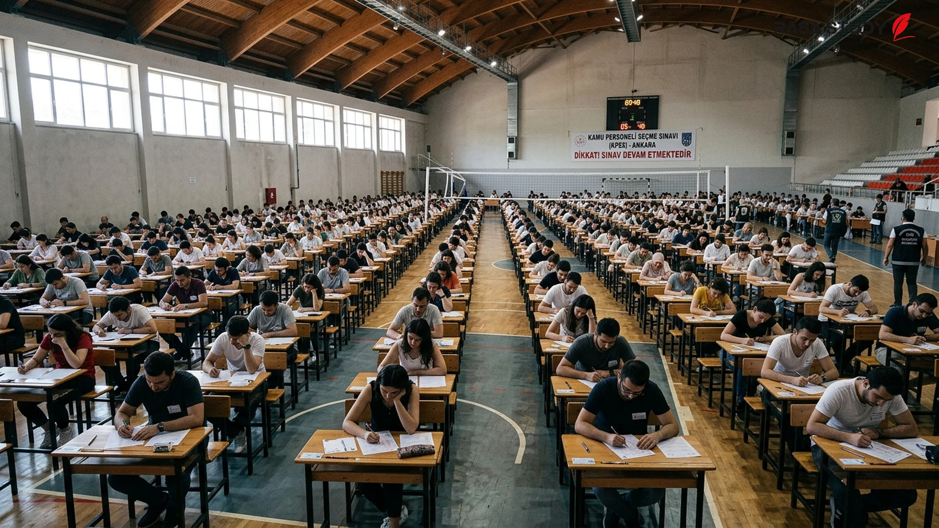 ملصق إعلامي لامتحان KPSS 2026 في تركيا مع شعار ÖSYM