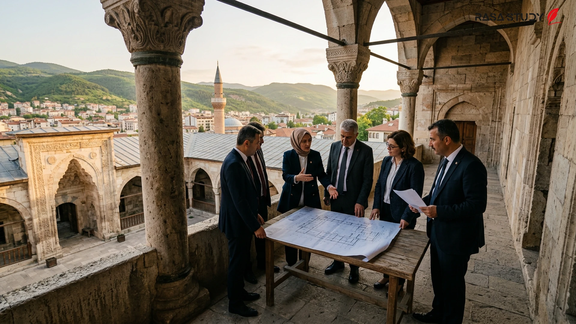 Lokman Hekim University delegation traveling to Tokat and Zile