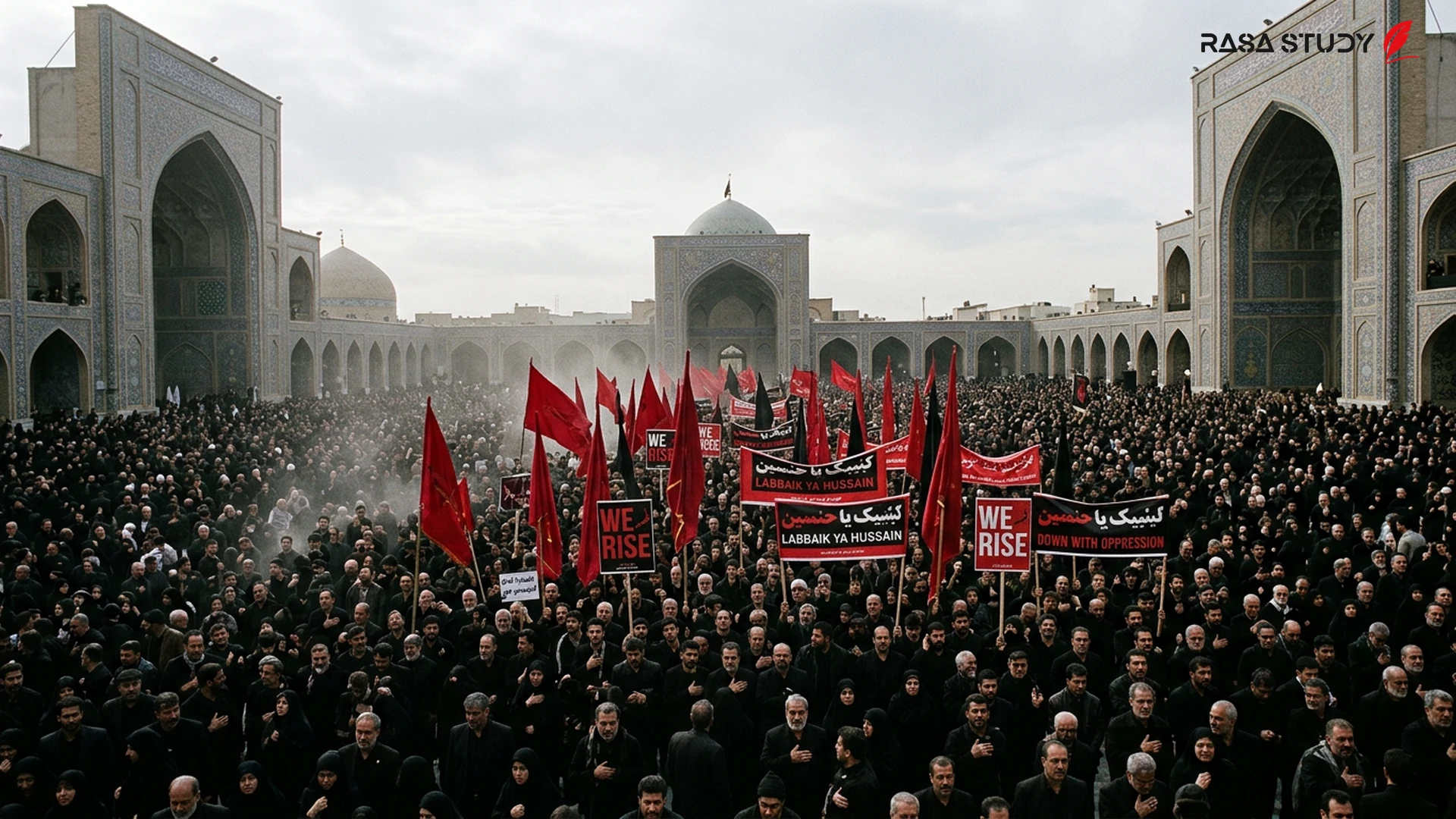 Farewell ceremony for the holy body of Imam Khamenei at the Tehran Musalla with millions in attendance